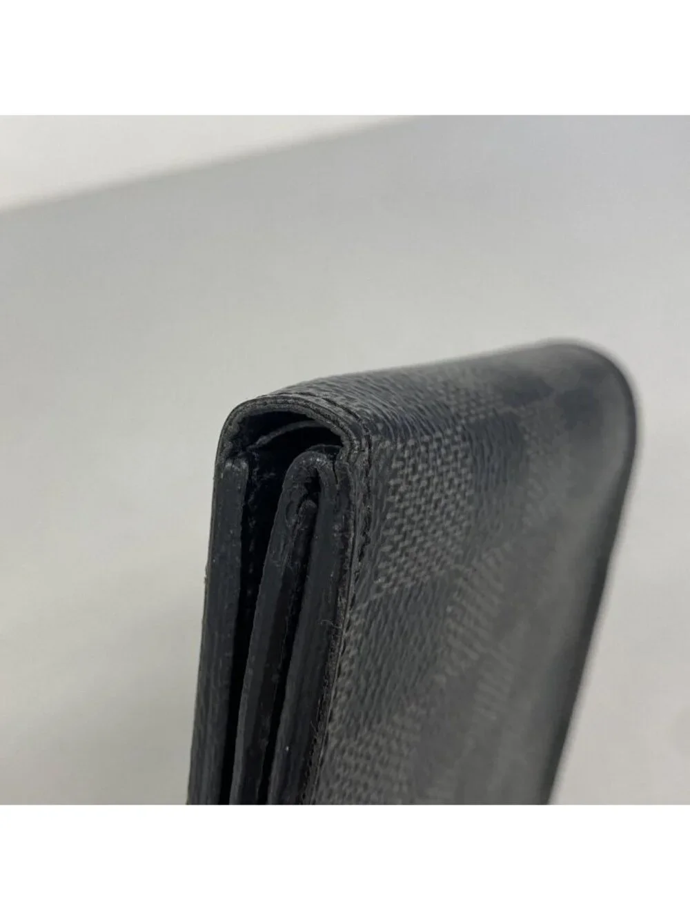 Louis Vuitton Wallet Damier Graphite Portefeuille Amerigo NM Black